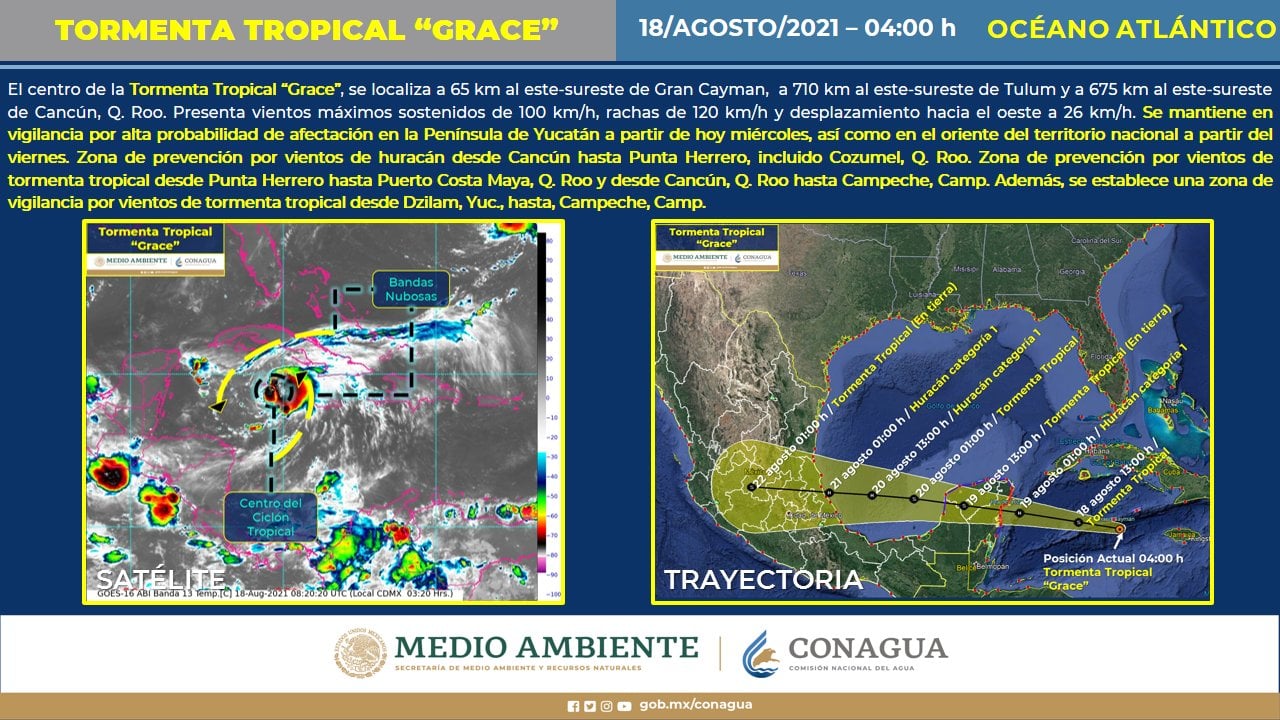 Coordinación Estatal de Protección Civil Quintana Roo informa