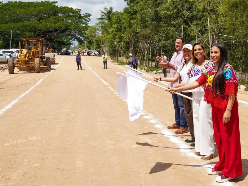 Da Mara Lezama banderazo del anhelado proyecto Puerta al Mar en Felipe Carrillo Puerto