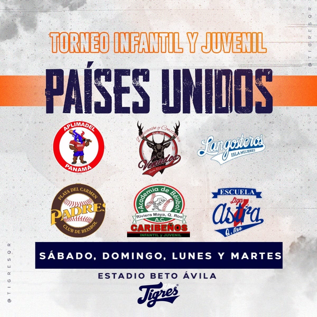 El Beto Ávila será sede del Torneo Infantil y Juvenil de Países Unidos