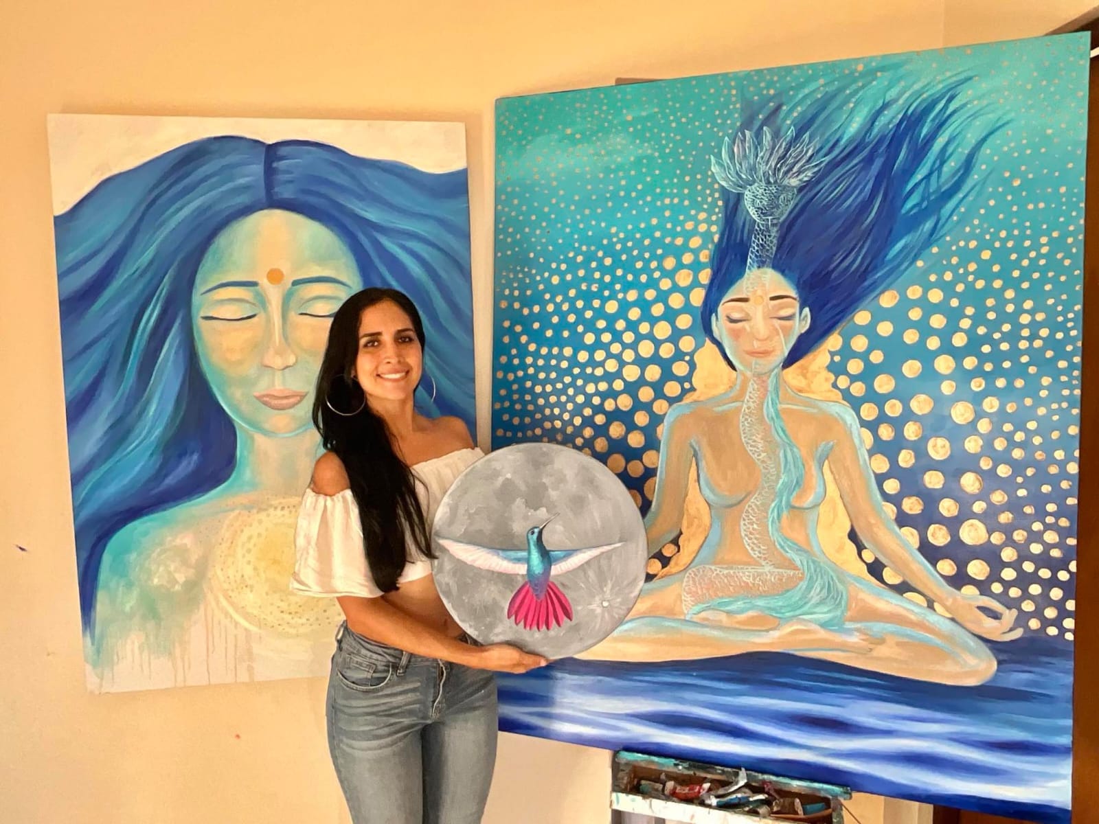 El Museo de la Isla de Cozumel inaugurará la exposición pictórica “Raíz Azul”, de la artista María Agüero