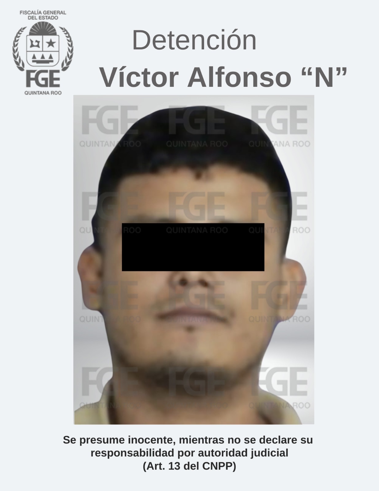 FGE de Quintana Roo cumple orden de aprehensión para tres sujetos por secuestro en Benito Juárez