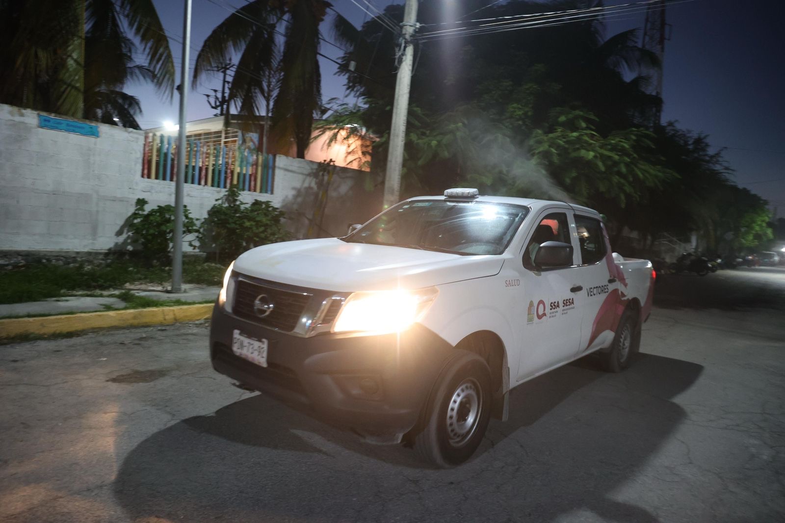 Gobierno de Isla Mujeres refuerza la Campaña de Nebulización en esta temporada de lluvias
