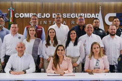 Instala Mara Lezama el Comité Estatal de Seguridad en Quintana Roo rumbo al mundial de fútbol 2026