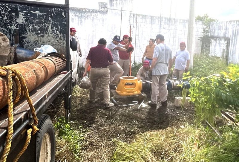 Japay atiende falla en equipo de captación que abastece a Francisco de Montejo