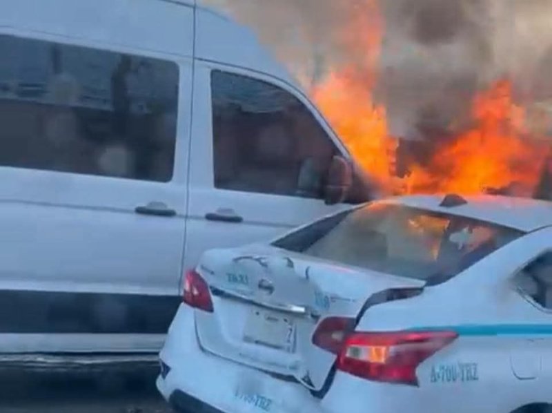 Un aparatoso accidente ocurrido sobre el bulevar Colosio, a la altura del tramo entre Campestre y Bonfil