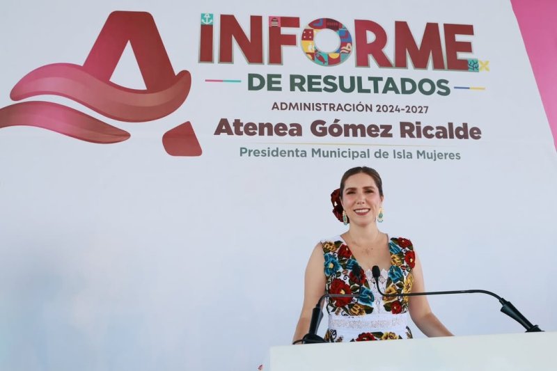 Atenea Gómez Ricalde posiciona a Isla Mujeres como referente nacional en inversión municipal per