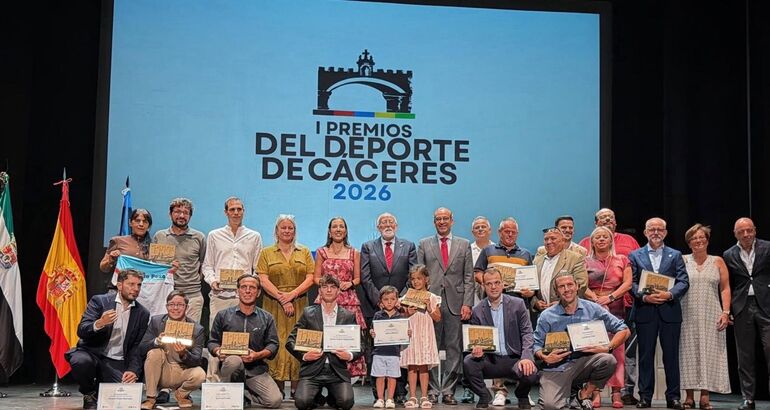 Cáceres premia a sus deportistas y entidades destacadas