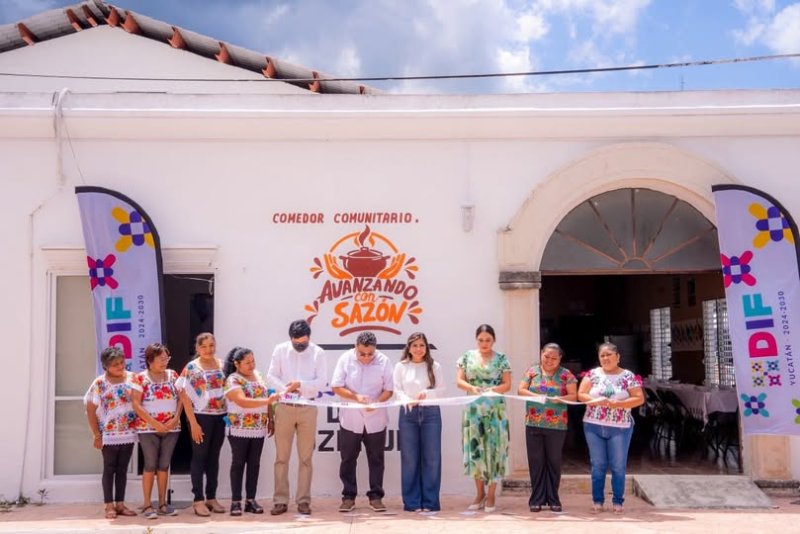 DIF Yucatán inaugura espacio comunitario de alimentación en Dzemul
