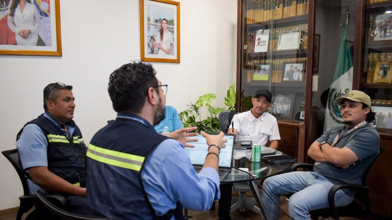 El Ayuntamiento de Benito Juárez y Aguakan acordaron acciones para distribuir agua potable en las