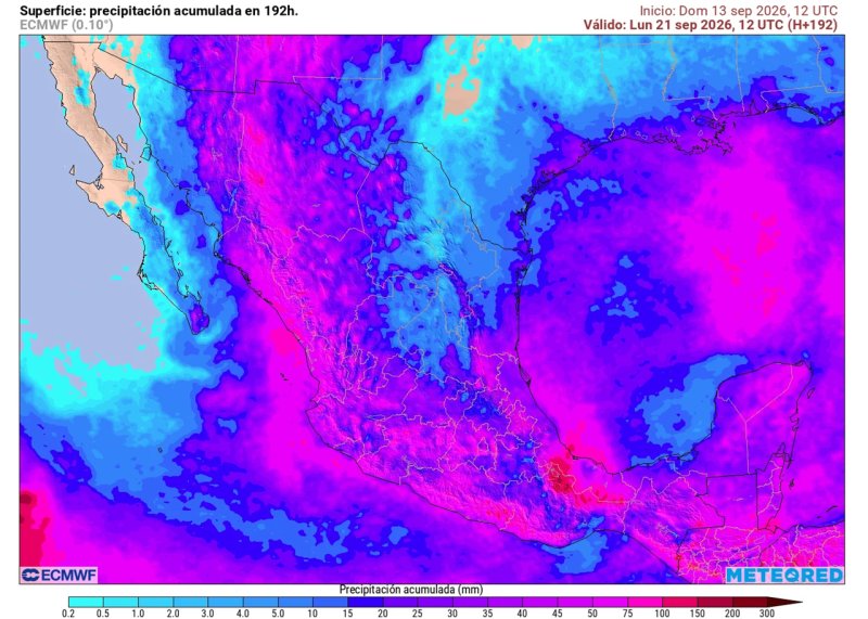 El tiempo de esta semana será muy variable en México, habiendo zonas de intenso calor, lluvias