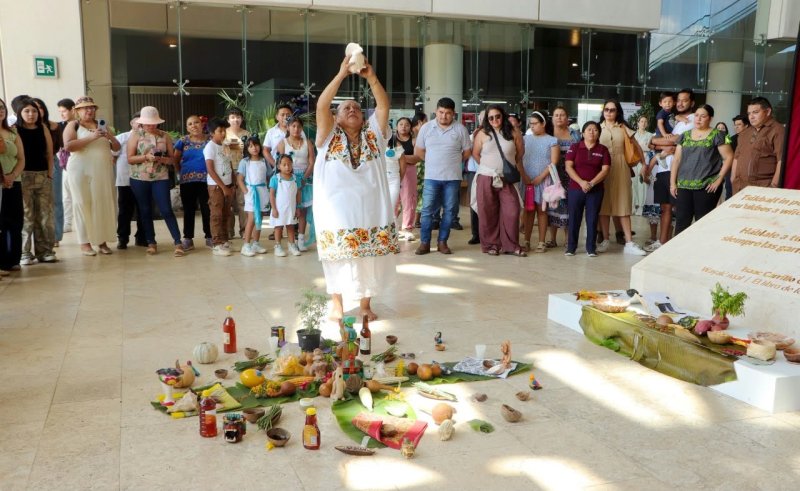 Mérida celebra al maíz como patrimonio biocultural en el Gran Museo del Mundo Maya
