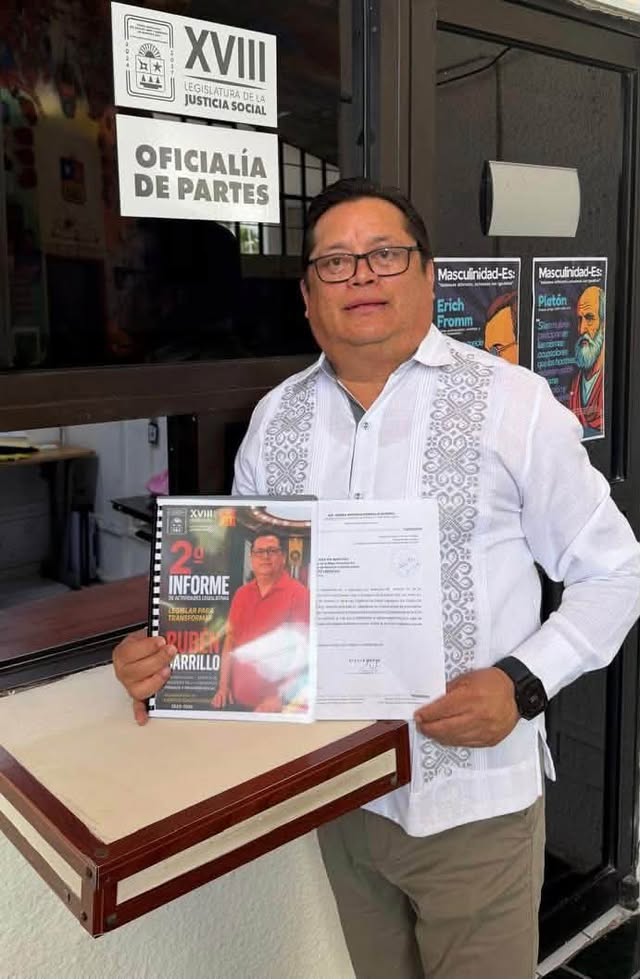 RUBÉN CARRILLO RINDE CUENTAS TRAS SU SEGUNDO AÑO LEGISLATIVO