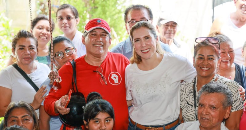 Atenea Gómez Ricalde impulsa el diálogo con vecinos de la Región 228 en defensa de la transformación y la soberanía nacional