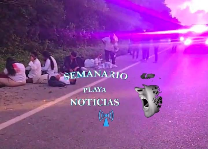 Autobús del Hotel Grand Sirenis se volca a 1.5 km del aeropuerto de Tulum