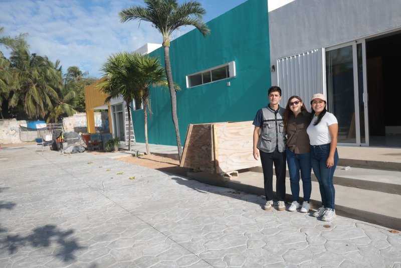 Avanza la obra de la nueva Casa de la Cultura de Isla Mujeres