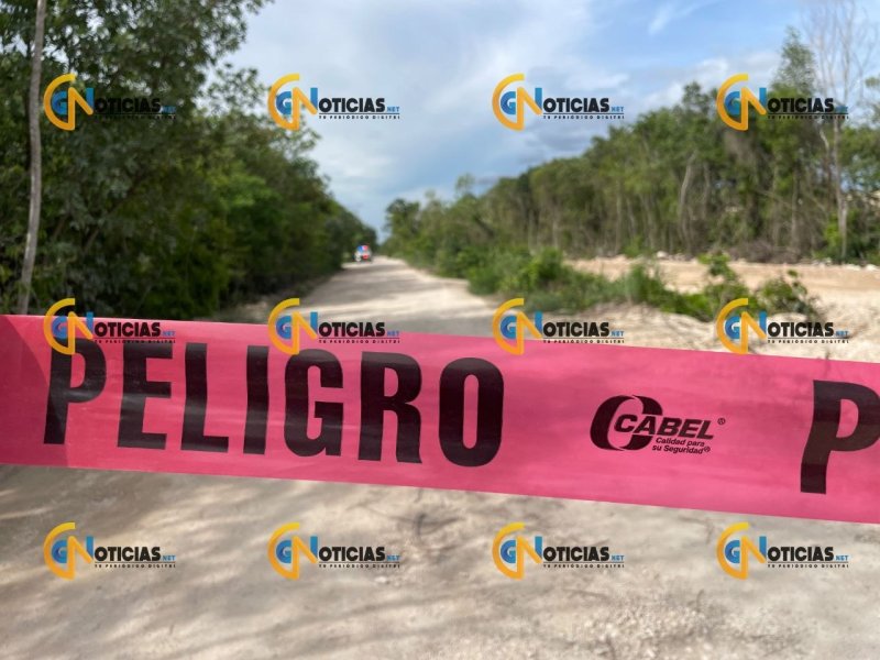 Cuerpo ensabanado hallado en la Región 110 de Cancún