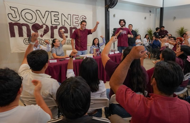 Gino Segura fortalece la organización de Morena en Chetumal y llama a consolidar el trabajo territorial