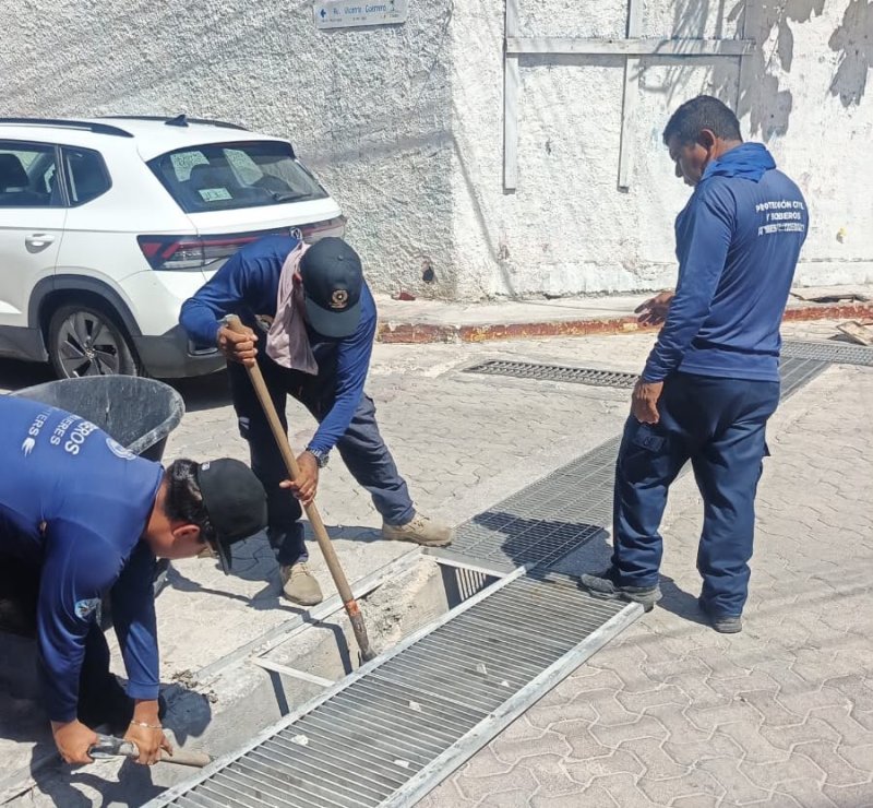 Gobierno de Isla Mujeres refuerza acciones preventivas ante posibles lluvias asociadas a Isaías