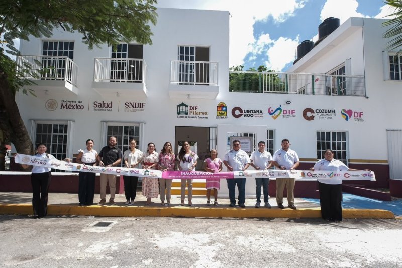 Inauguran Centro de Desarrollo Comunitario DIF PILARES en Cozumel