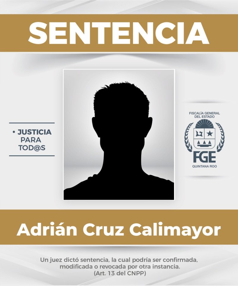 Obtiene FGE Quintana Roo sentencia de más de 9 años de prisión para un sujeto y vinculación a proceso para dos más, por delitos sexuales