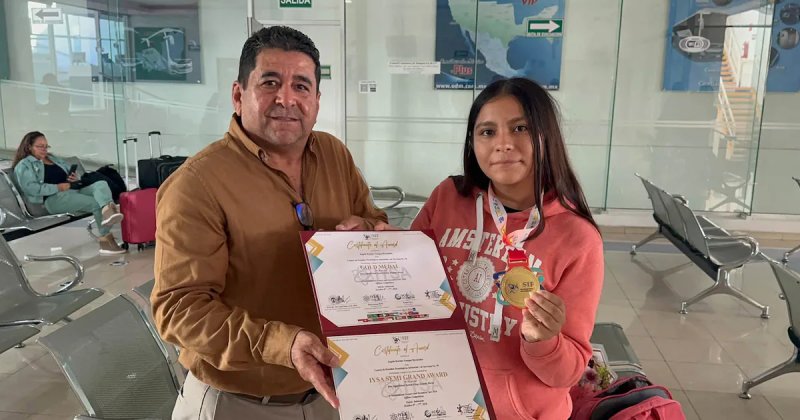 ¿Quién es Ángela Karime, mexicana que ganó medalla de oro en Indonesia por crear un extintor acústico?