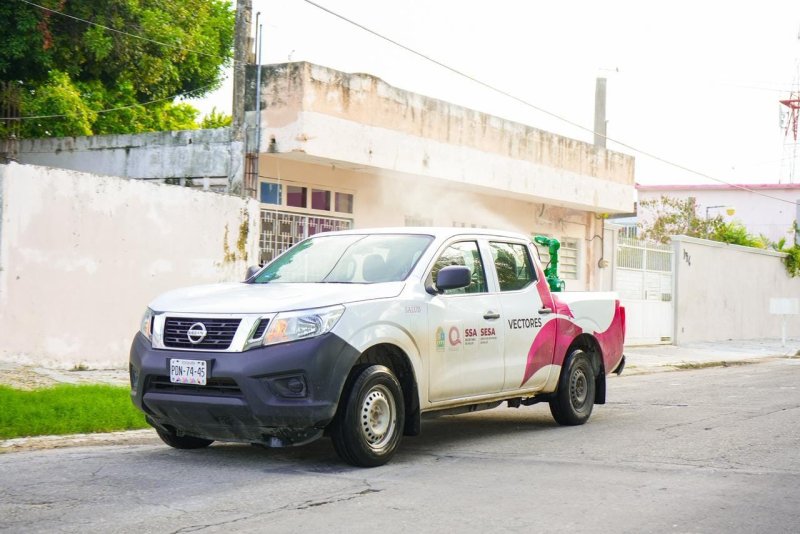 SESA refuerza operativos de nebulización en Quintana Roo