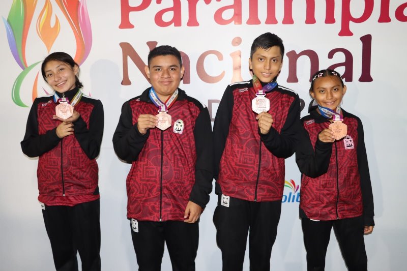 Suman paratletas quintanarroenses más preseas en la Paralimpiada Nacional CONADE 2026