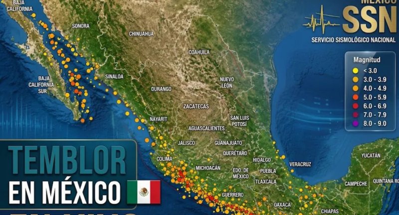 Temblor en México hoy, sábado 24 de octubre de 2026: hora del sismo, epicentro y magnitud, según el Servicio Sismológico Nacional