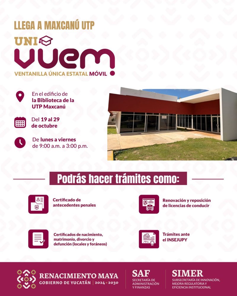 UNIVUEM abre Ventanilla Única Estatal Móvil en la UTP