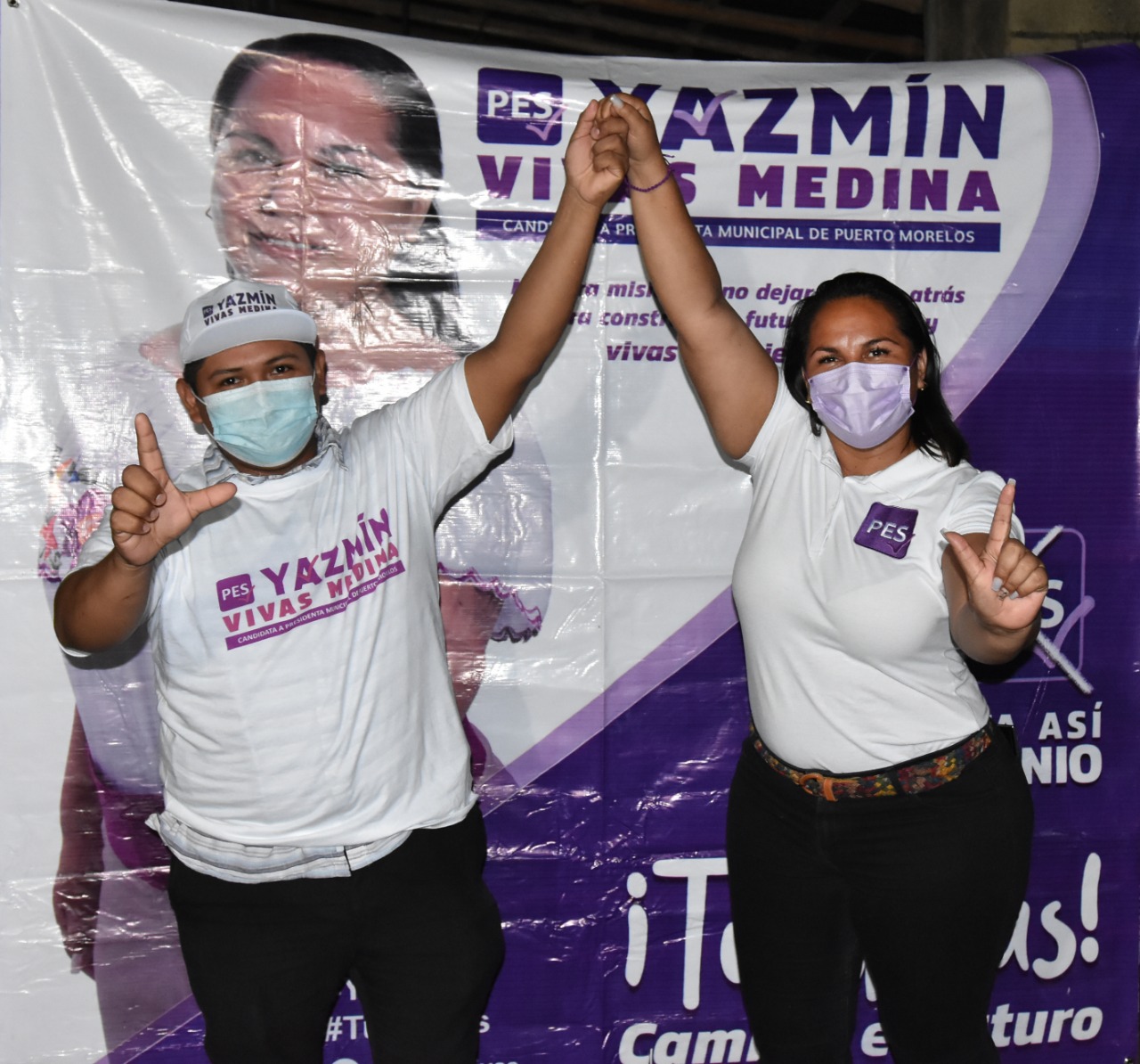 Simpatizantes de morena respaldan proyecto PES en Puerto Morelos -  CGNoticias